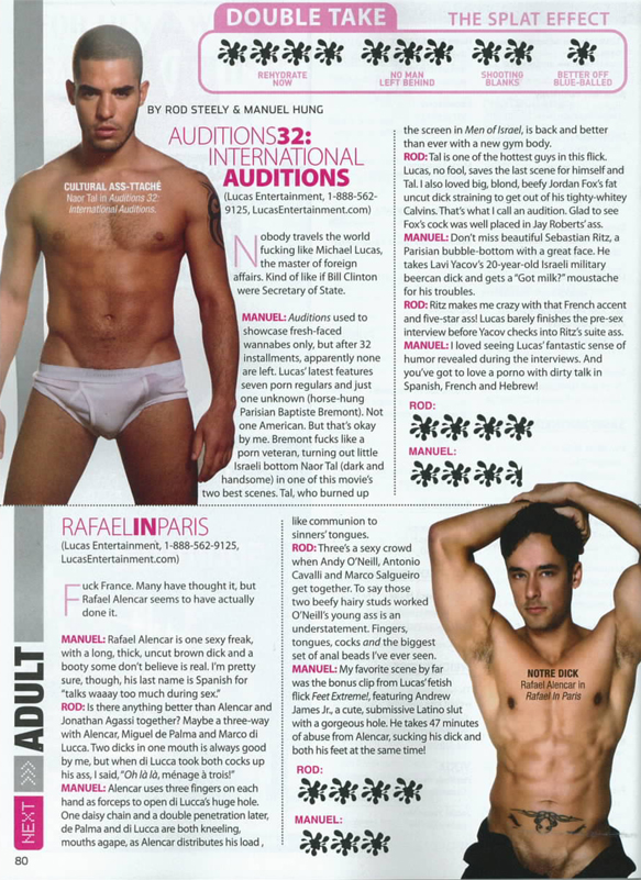 Next Magazine calls Rafael Alencar “One Sexy Freak!”